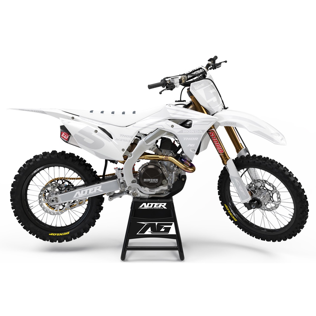 Decal STICKER HONDA CRF "PROGRESIVE WHITE" Series