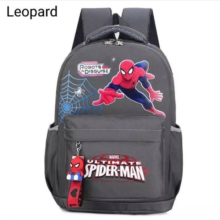 NIQABIS Tas Ransel Anak Laki Laki Karakter Spiderman Tas Sekolah Anak TK SD SMP Backpack Anak Cowok