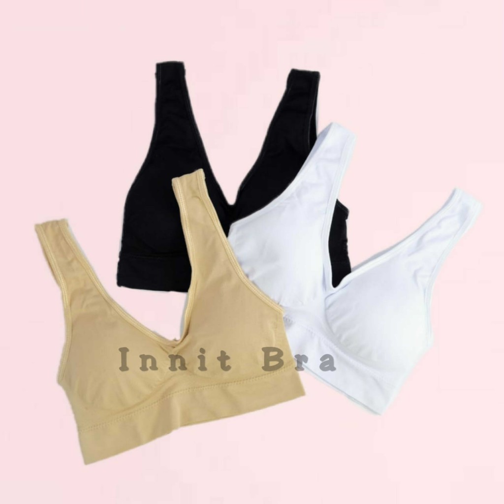 INNIT BRA CLASSIC - 3pcs bra tanpa kawat