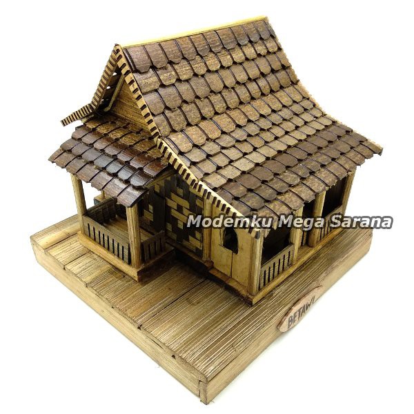 Miniatur Rumah Adat Betawi Dari Bambu Shopee Indonesia