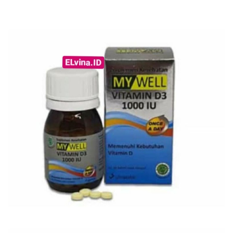 MY WELL VITAMIN D3 1000 IU 20 TABLET