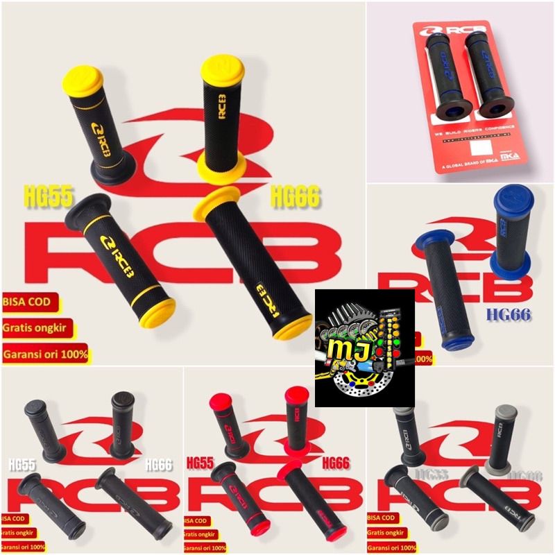 HANDGRIP HANDFAT GRIP RCB/RACING BOY HG66/HG55 BULU - BINTIK