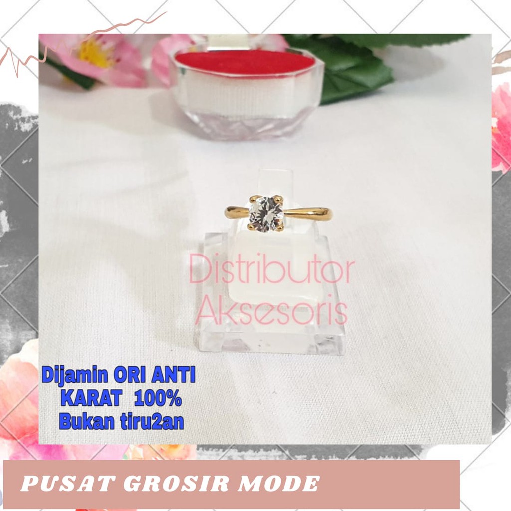 Cincin Titanium ANTI KARAT SELAMANYA PGM CT57