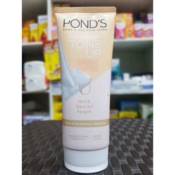 Ponds Instabright Tone Up Facial Foam 100 g / Sabun Wajah / Sabun Wajah Ponds