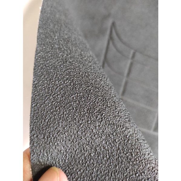 kulit sarung cover jok motor pasir amplas kasar motif pres timbul RX-KING