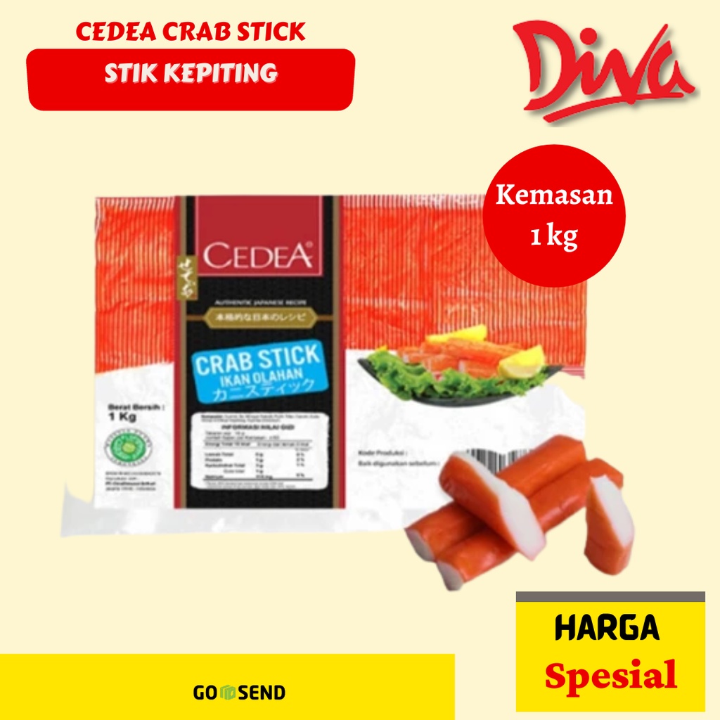 

[1kg] Cedea Crab Stick / Stik Kepiting khusus Gosend