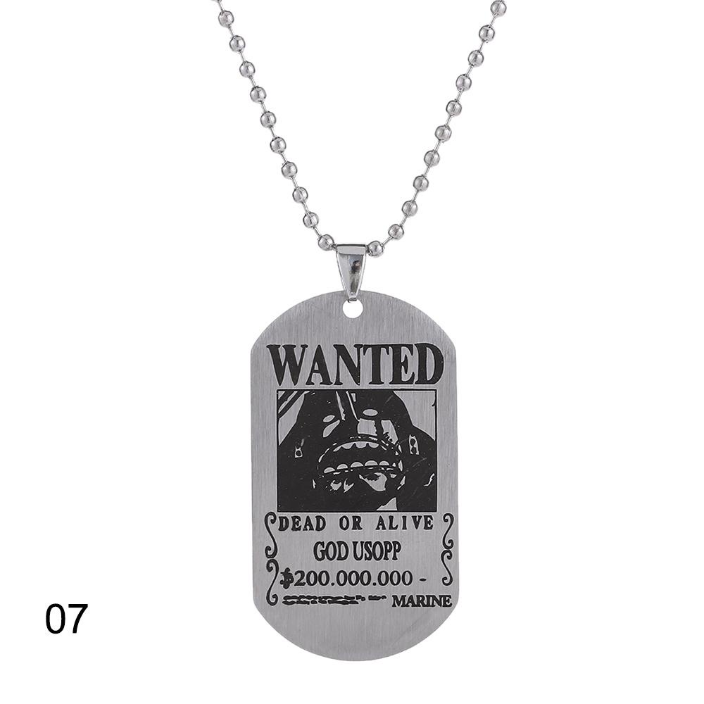 Lily One Piece Kalung Perhiasan Persahabatan Collier Punk Vintage Luffy Zoro