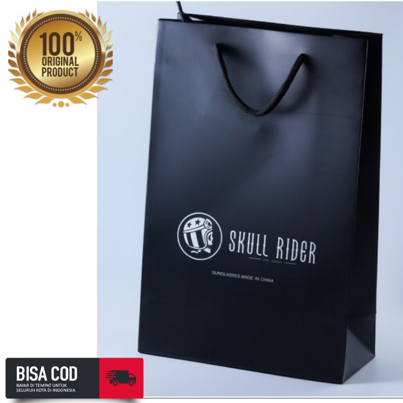 

Paper Bag Original Merk Skull Rider Black