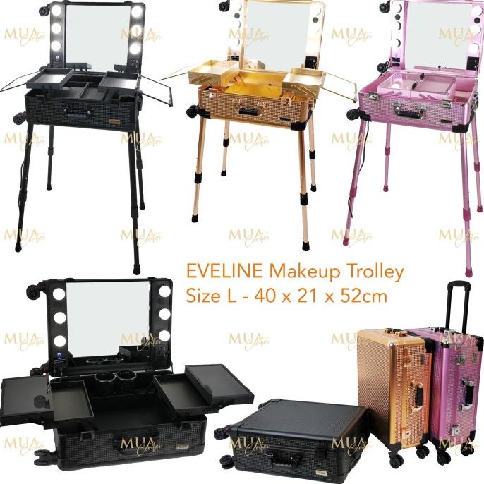 Beauty case / Koper makeup kaca lampu EVELINE 02