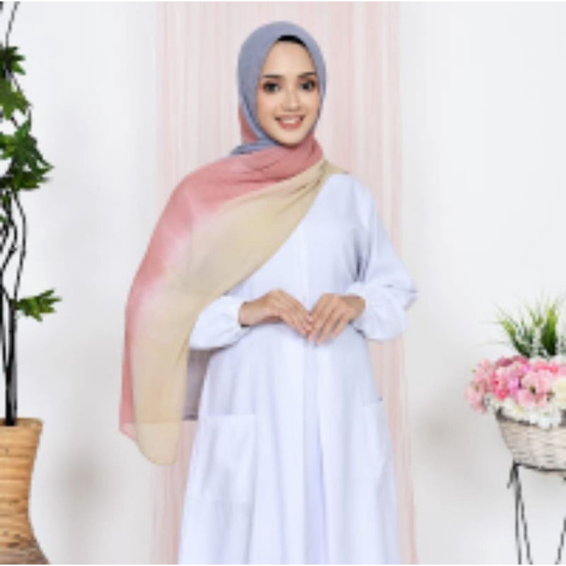 KERUDUNG  PASHMINA PLISKET RAINBOW