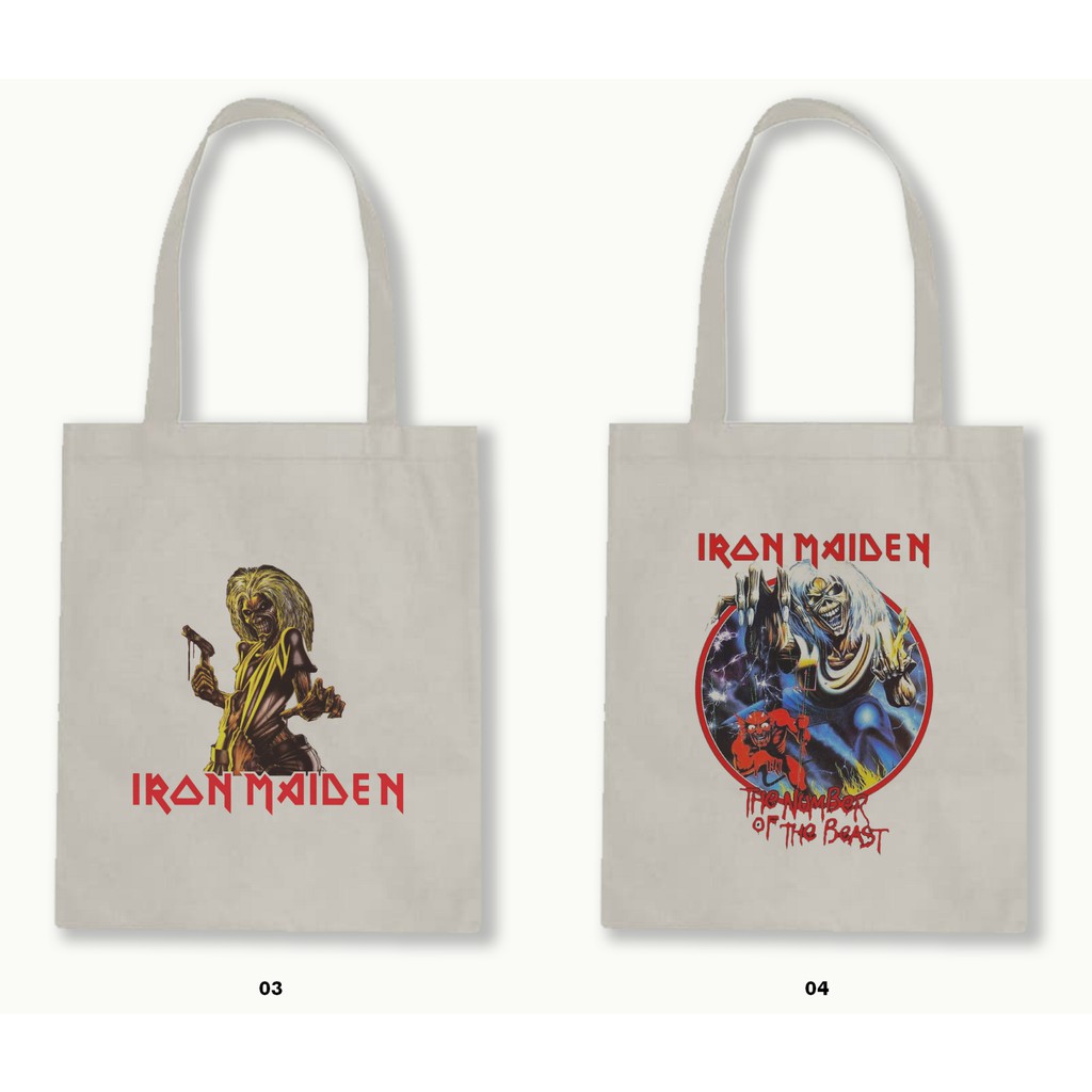 TOTE BAG BLACU - IRON MAIDEN