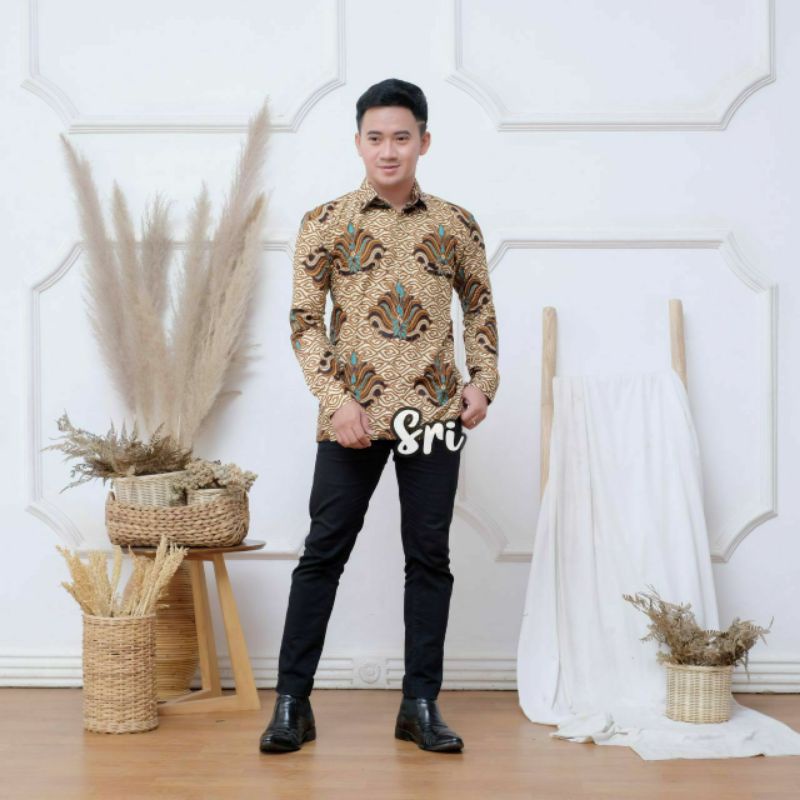 KEMEJA BATIK PRIA LENGAN PANJANG TERLARIS