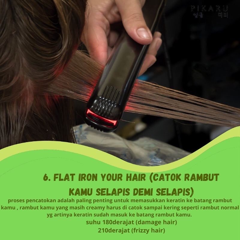 Pikaru Keratin Rambut Anti Frizz