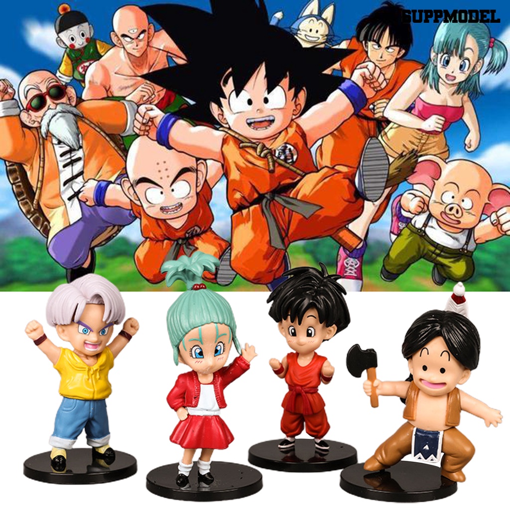 7pcs / Set Mainan Action Figure model Dragon Ball Bahan Pvc Untuk Anak / Koleksi