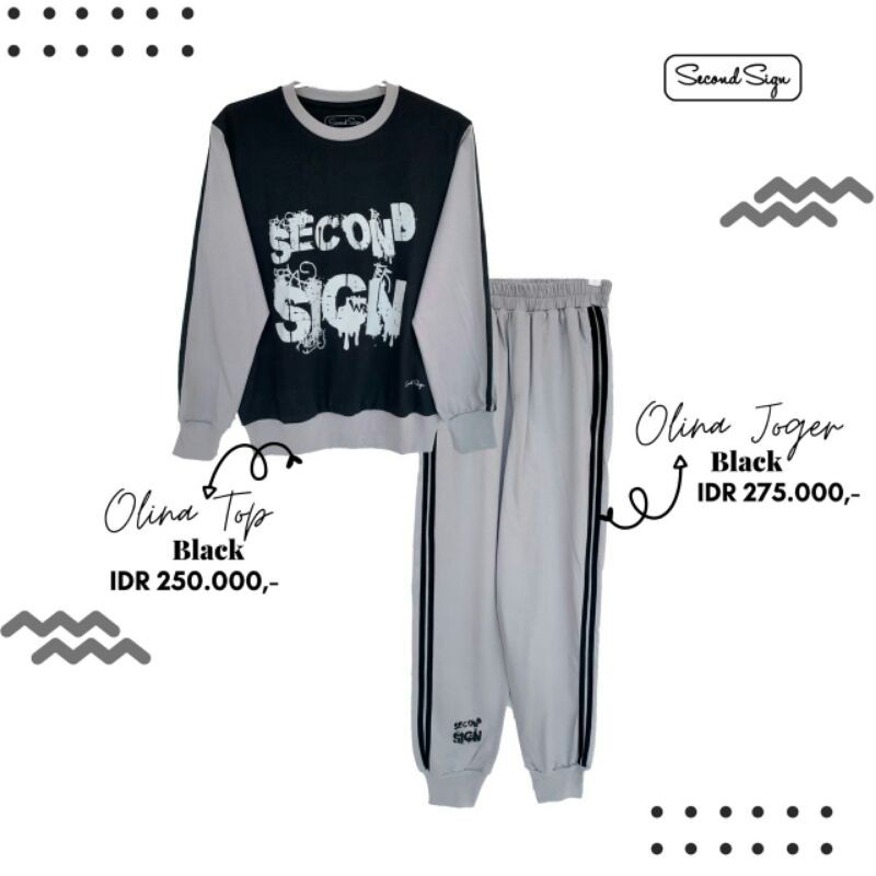 Olina Top / Olina Joger by Second Sign