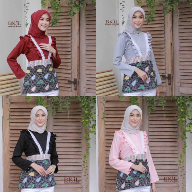 BLOUSE BATIK | ATASAN BATIK WANITA | BATIK KEKINIAN | BLOUSE BATIK TERBARU | BLOUSE TERLARIS