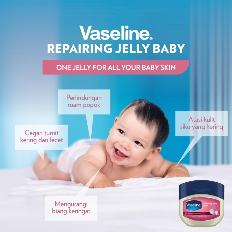 [GROSIR] Vaseline repairing jelly baby 50gr