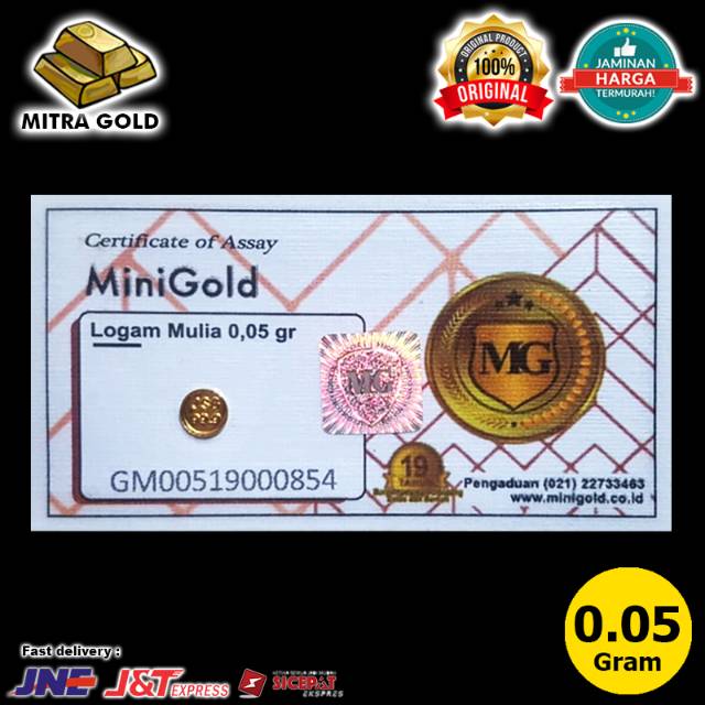 Logam Mulia LM Mini Gold 0.05 Gram