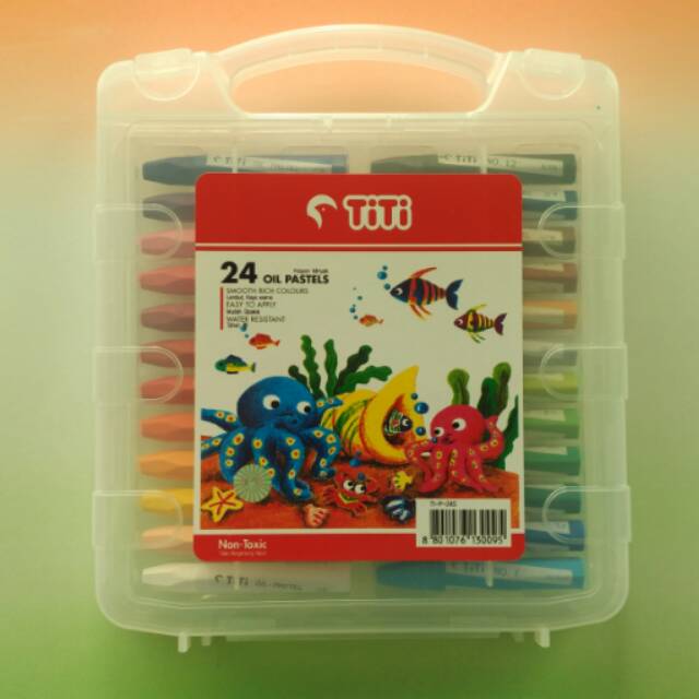 

Crayon TITI isi 24 non toxic oil pastels