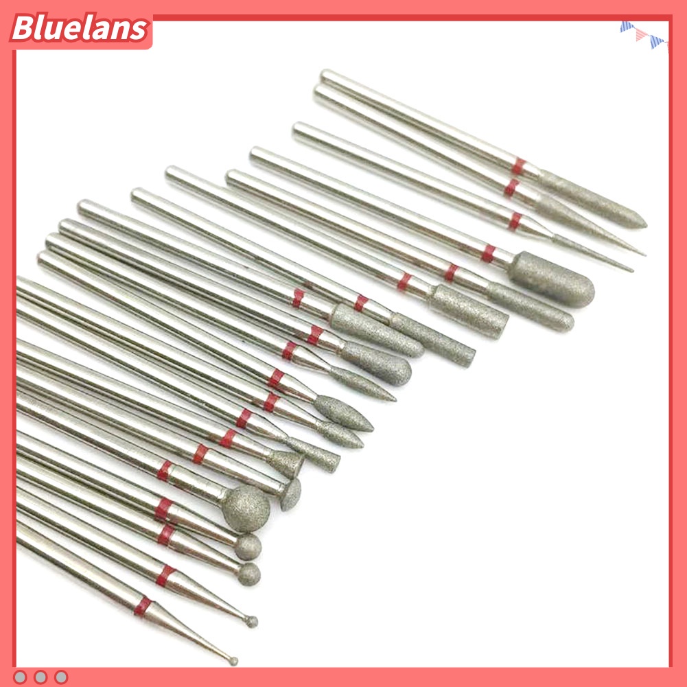 Bluelans Mata Bor Pengikir Kuku Bahan Tungsten Steel Untuk Manicure Pedicure