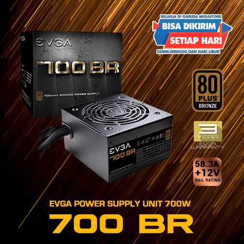 PSU EVGA BRONZE 700 WATT / PSU EVGA 700 WATT murah