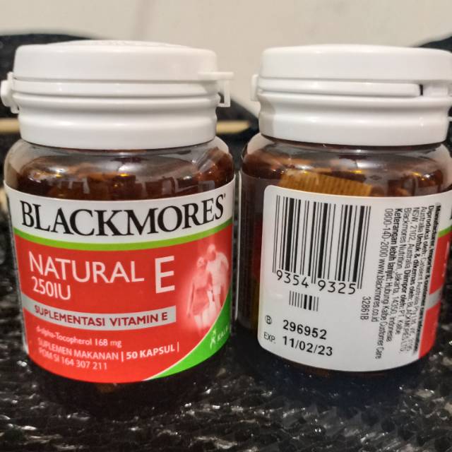 Blackmores natural e 250iu