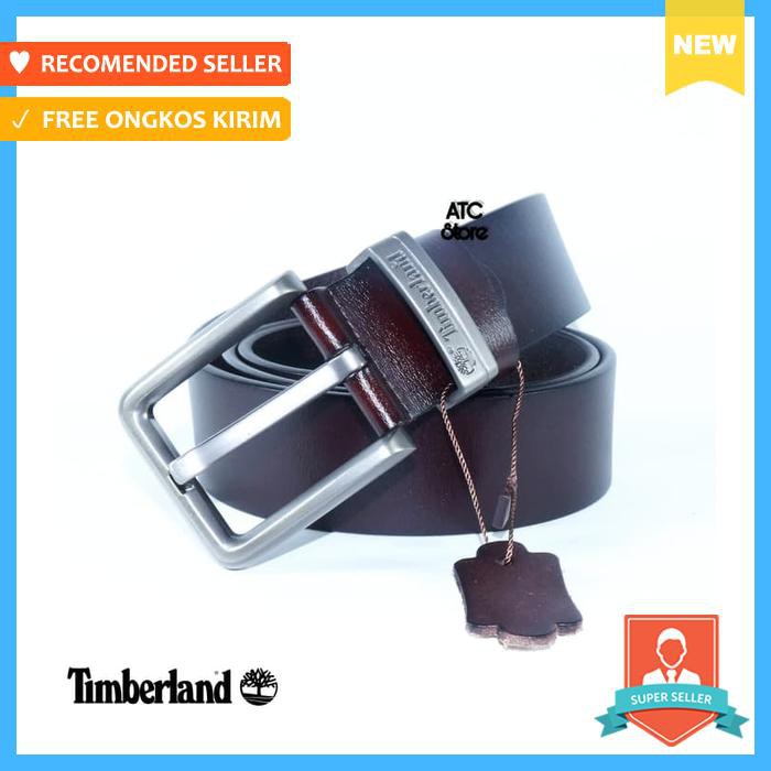 Aksesoris Pria - Ikat Pinggang Pria / Sabuk Kulit Import / Gesper Timberland Premium
