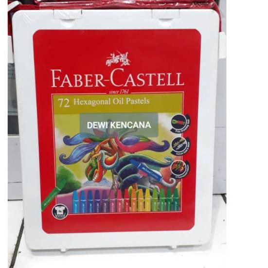 

ABK-0213., Crayon Faber Castle 72 Warna / Hexagonal Oil Pastel 72 Colours ...Trims