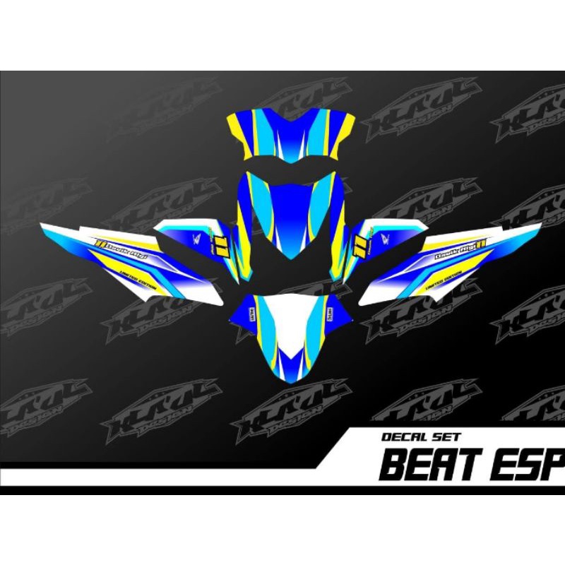 striping decal beat fi 2014 / decal motor beat fi Awal