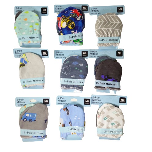 Mitten | Sarung Tangan Bayi Premium Nextbluefly Mittens Motif SNI