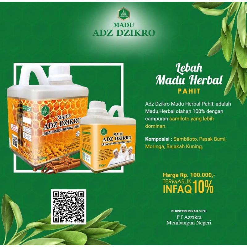 

MADU ADZ DZIKRO 500 gram Original