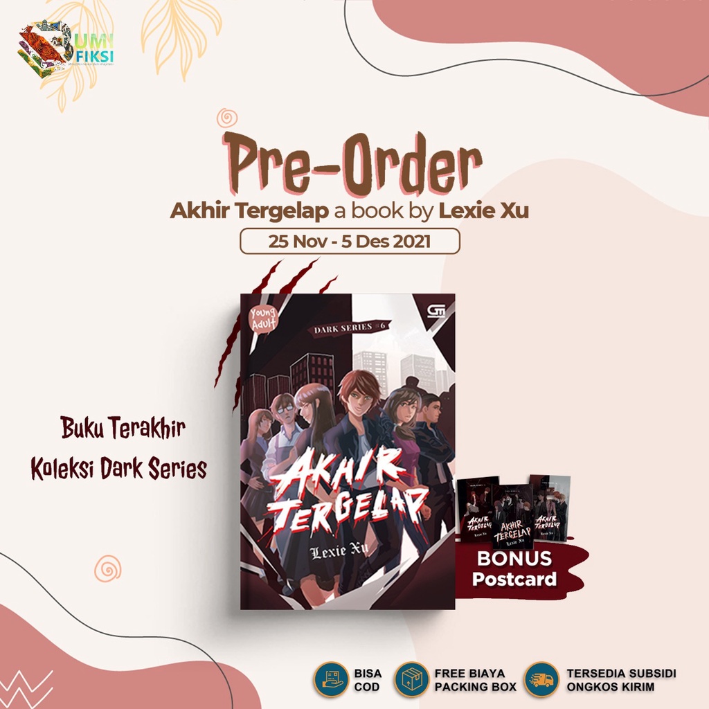Ready Stock Dark Series #6: Akhir Tergelap - Lexie Xu