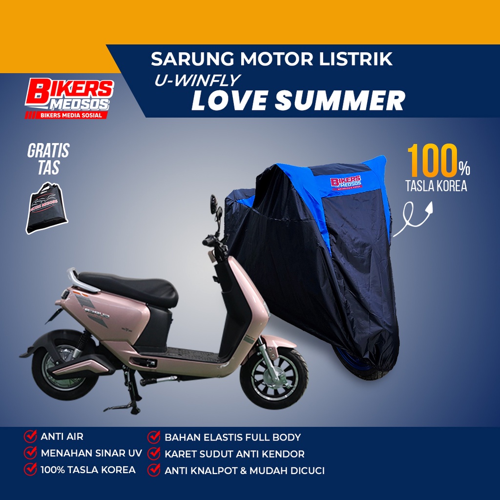 Sarung Motor Listrik Uwinfly Love Summer Indoor Outdoor