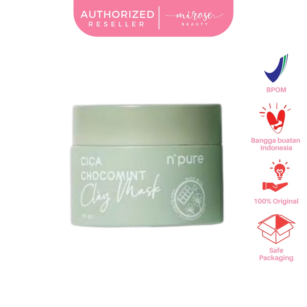 NPURE Clay Mask Centella Asiatica Chocomint 50gr