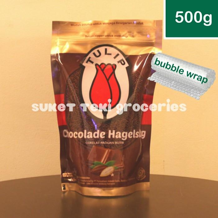 

Coklat Meises Tulip Meses Kemasan Ziplock 500g Cokelat Compound Butir Berkualitas