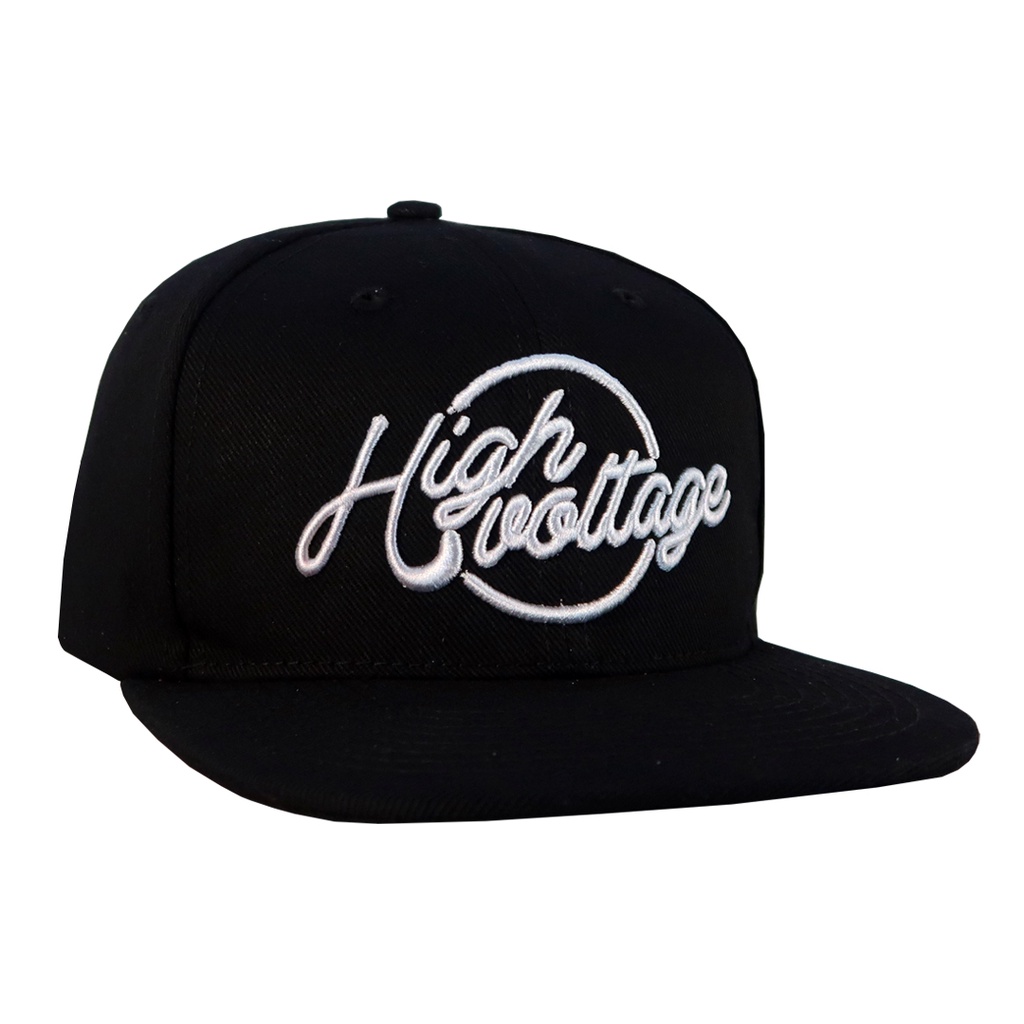 Snapback - Travolt - Tail - Hitam - Black - Topi - Hat