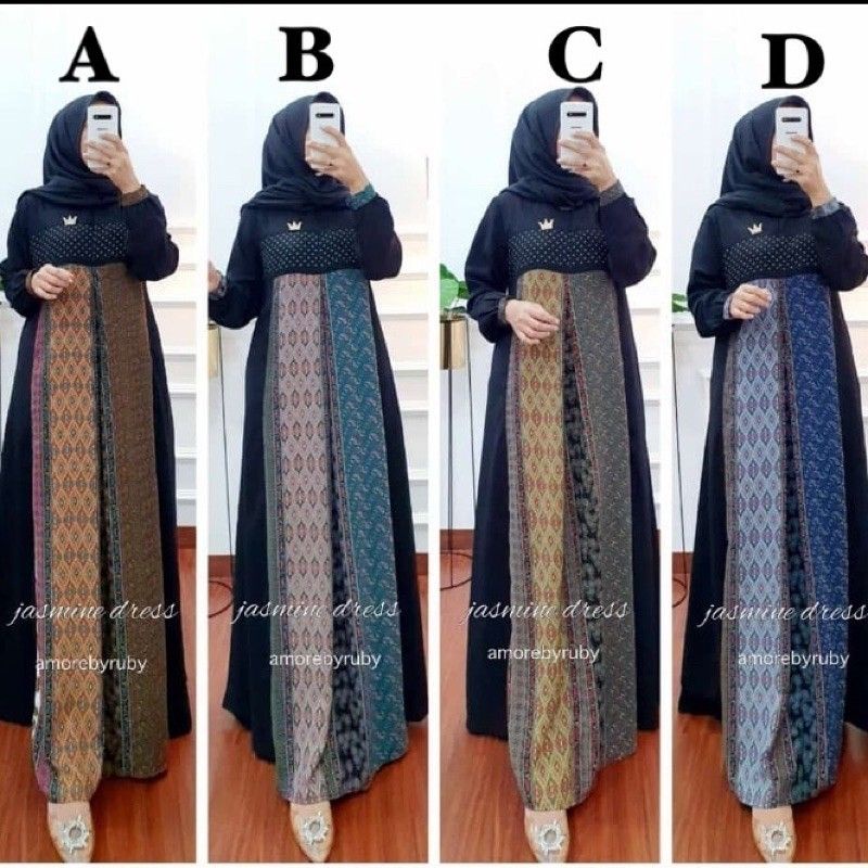 (BISA COD) GAMIS JASMINE DRESS AMORE BY RUBY