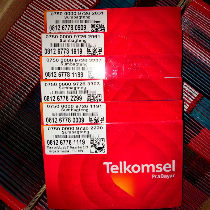 Kartu Perdana Nomor Cantik Telkomsel simPATI URUT 6789 6778 ABAB 0908 1919 AABB 1199 2299 AAAB 0009 