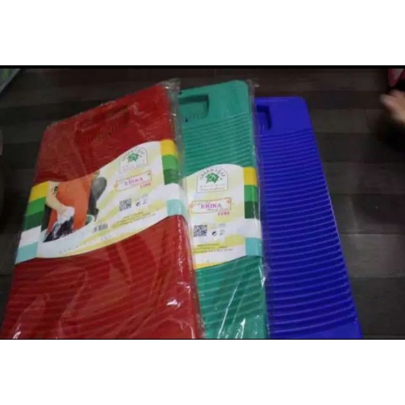 papan penggilesan cuci baju plastik green leaf erika 5522 BESAR