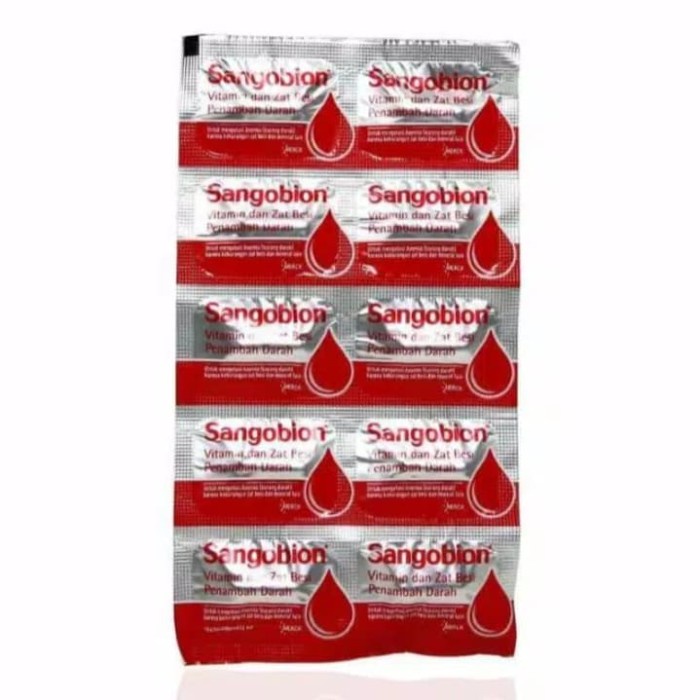 Jual Sangobion 1 Strip X 10 Kapsul Shopee Indonesia