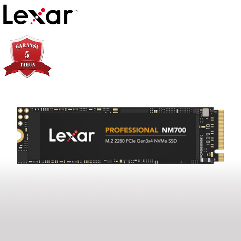 Lexar NM700 SSD Internal 1TB M.2 2280 NVMe 1.3 3D NAND