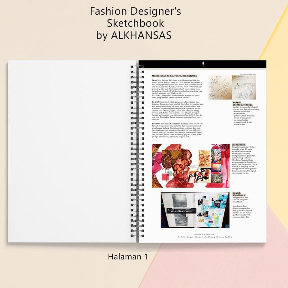 

NAZ ♚ Buku Gambar Fashion Designer (Fashion Designer's Sketchbook) by ALKHANSAS (Volume 8) ✄✄ Model