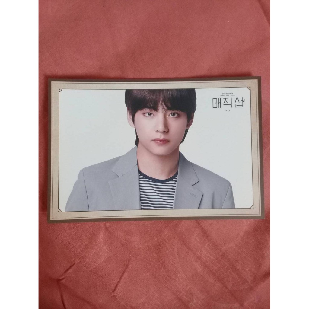 POSTCARD LG U+5G EVENT 5TH MUSTER TAEHYUNG V BTS OFFICIAL