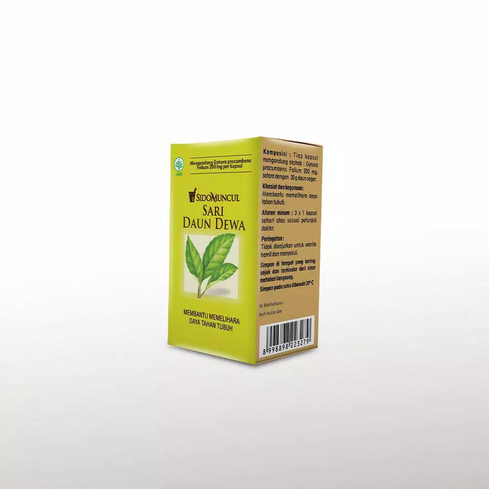 Sido Muncul Herbal Sari Daun Dewa 30 kapsul