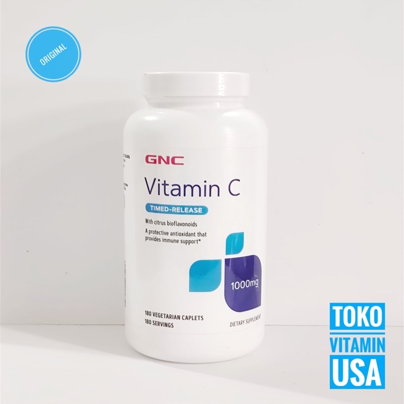 Gnc Vitamin C 1000 mg 180 Caplets Timed Release Gnc Vitamin C 1000mg