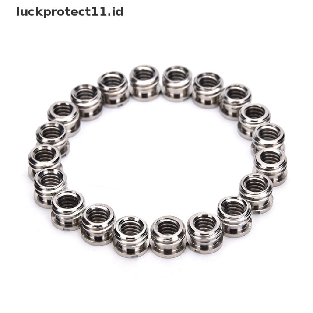 //HG&amp;ID// 1Pack (10PCS) SR10 3/8&quot;-16 to 1/4&quot;-20 Reducer Bushing Convert Screw Adapter .