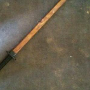 ○ mainan pedang kayu cosplay katana bokken kur ♤