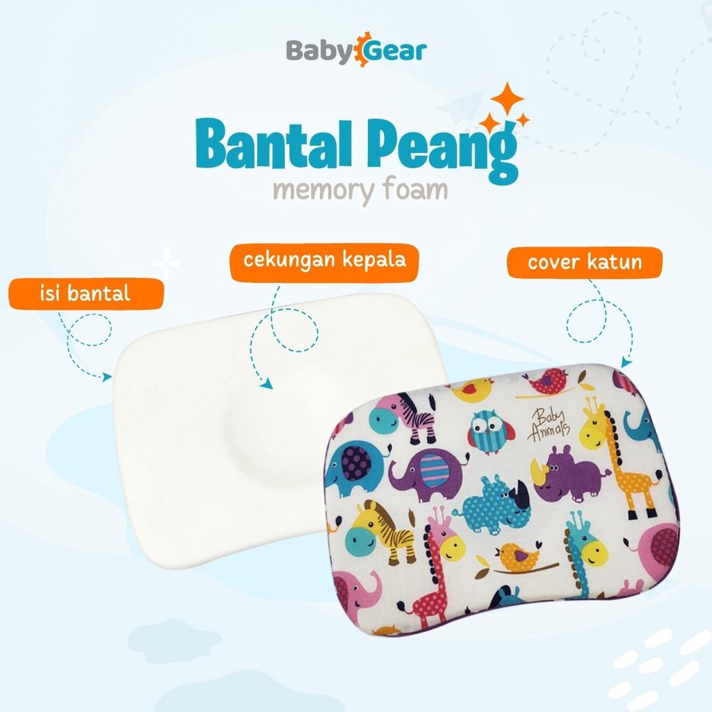 Memory Foam baby Pillow - Bantal Peang Bayi