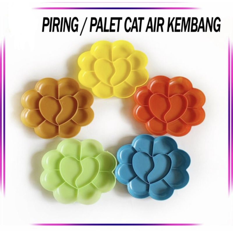 

Palet Lukis / Wadah Cair / Tempat Cat Air Kembang