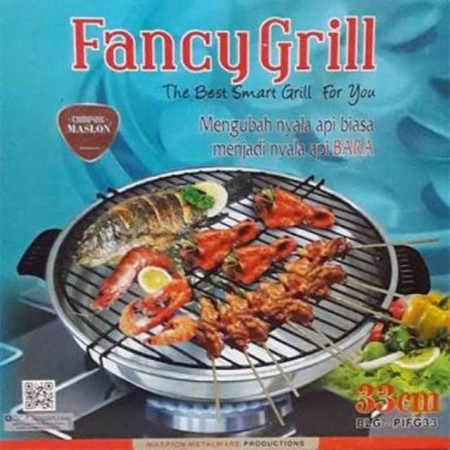 Maspion Fancy Grill 33cm Griller Panggangan